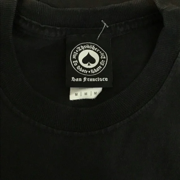 Vintage 90s Thrasher Magazine Shirt Size Medium - Picture 4 of 4